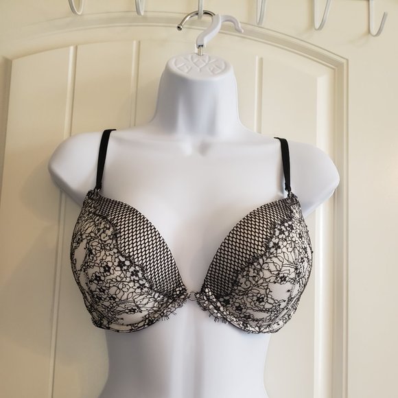 Victoria's Secret Other - Victoria's Secret Black Lace White Bra